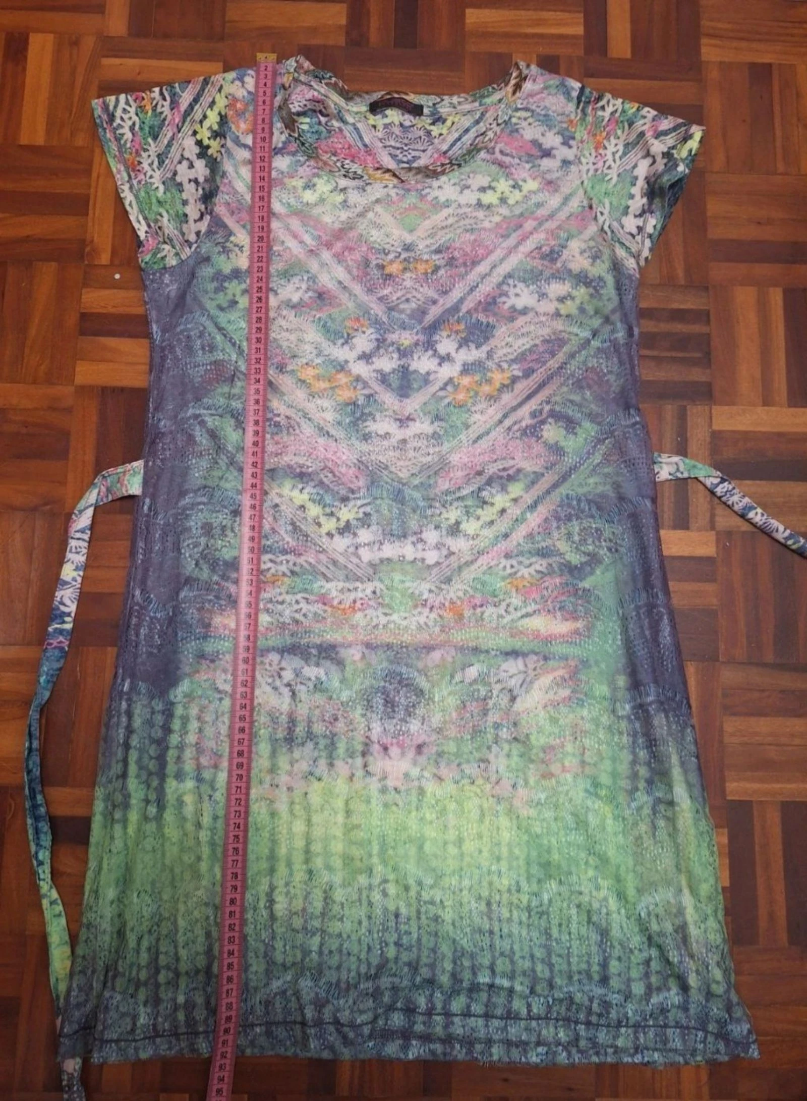 Custo Barcelona Dress XL 42 Multicolor | Printed | Summer – photo 7